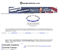 Tablet Screenshot of copyrightauthority.com